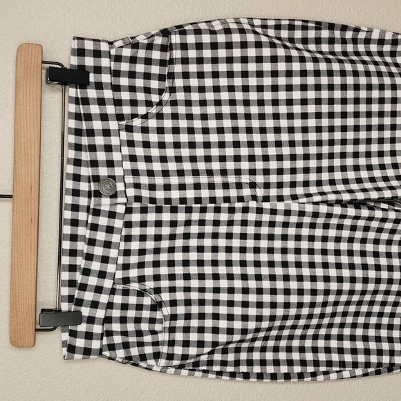 Free People Florence Checkered Crop Flare Pants - Picture 4 of 10